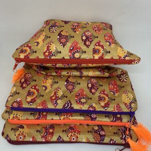 Ravissantes trousses aux éventails japonais dorés